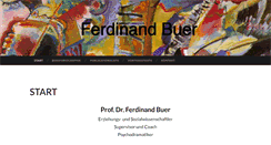 Desktop Screenshot of ferdinandbuer.de